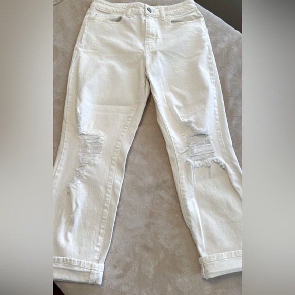 Women’s Willow Root (Buckle) High Rise white mom fit jeans - Picture 1 of 5